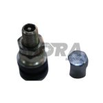 VALVULA PARA CAUCHO DE RECTA CROMADA