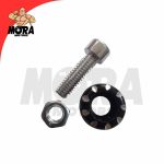 TORNILLO DECORATIVO DE ALUMINIO NEGRO