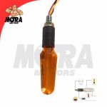 LUZ CRUCE LED ULTRA RESISTENTE/FLEXIBLE NARANJA (PAR)