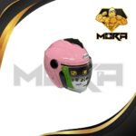 CASCO MEDIA CARA NUEVA COLECCION FUCSIA LENTE TRANSPARENTE