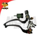 MANILLA CROCHE COMPLETO Y BOMBA FRENO DELANTERO TIPO RACING NEGRO