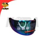 LENTE VISERA PARA CASCO MEDIA CARA AZUL TORNASOL