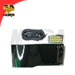 PANTALLA LED ANIMACIÓN FLEXIBLE  12 X 59CM  C/CONTROL REMOTO Y APLICACIÓN FUNCIO