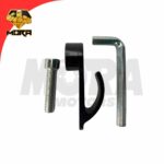 GANCHO DE LUJO PARA MOTO NEGRO