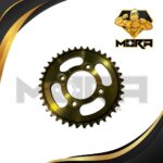 CORONA 39T GN125 DORADO PUNTA NEGRA