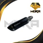 MUFFLE NEGRO PARA TUBO DE ESCAPE UNIVERSAL