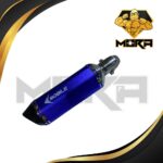 MUFFLE AZUL PARA TUBO DE ESCAPE UNIVERSAL