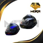 CASCO ABATIBLE CON SPOILER DOBLE VISOR (NEGRO,BLANCO, AZUL Y ROJO)