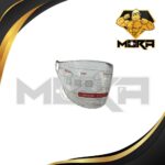 LENTE VISERA PARA CASCO MEDIA CARA TRANSPARENTE